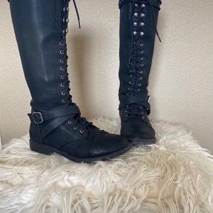 Lace up boots